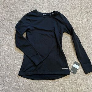 Eddie Bauer Women's Thermal Black Long Sleeve